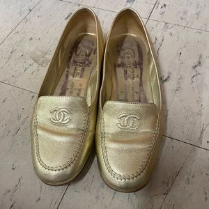 Vintage channel loafers